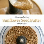 sunflower seed butter pin for pinterest